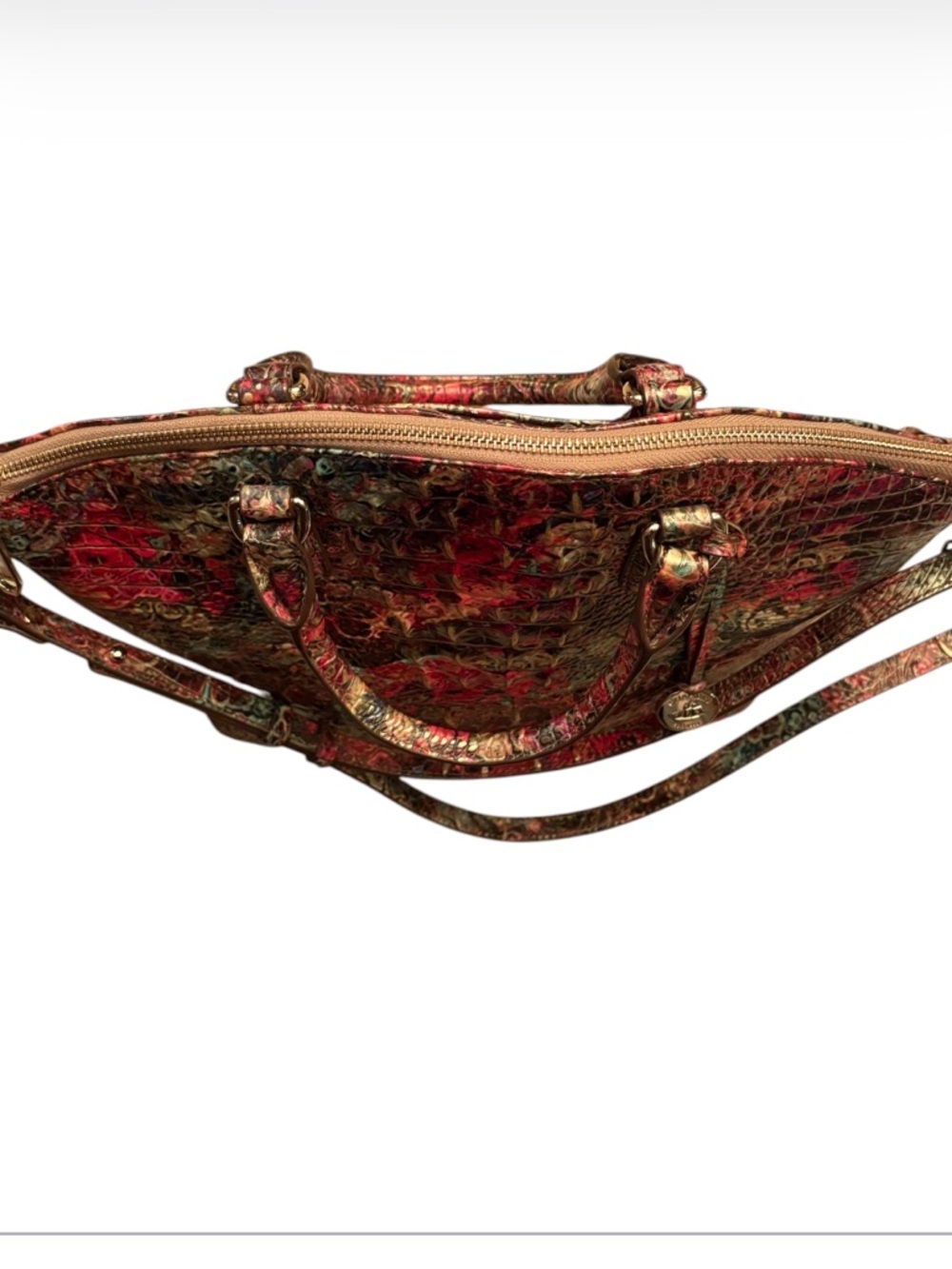 Brahmin Melbourne Duxbury Satchel in Harvest - Picture 12 of 12